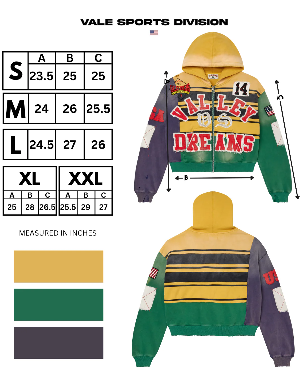 COLLAGE ZIP UP [MARDI GRAS] - Image 3