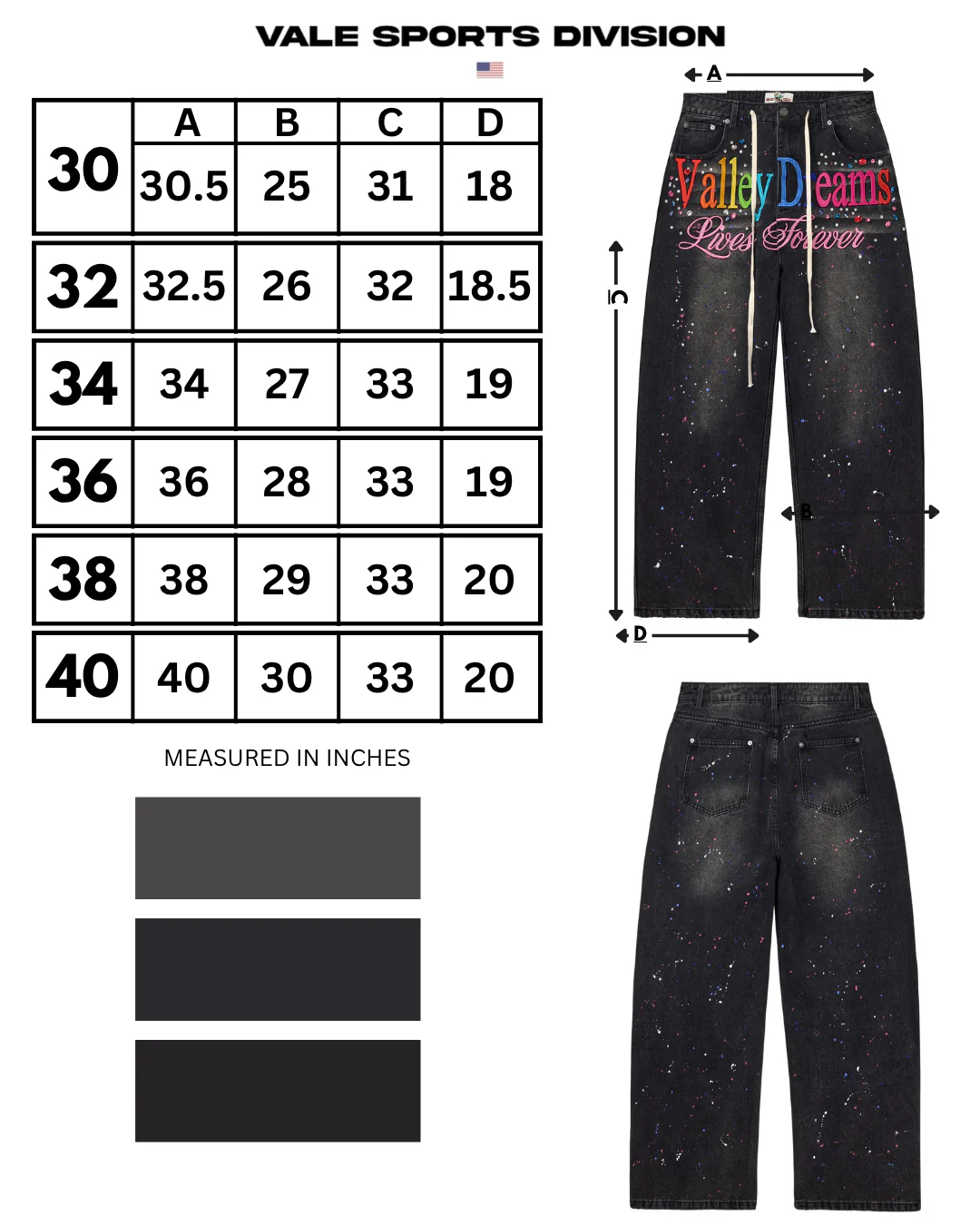 ICE CREAM DENIM [BLACK] - Image 3