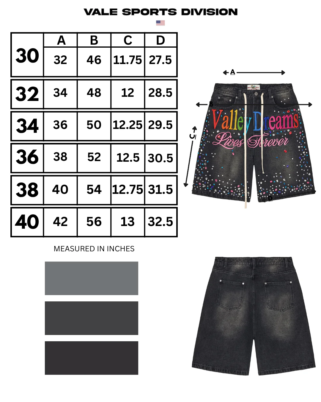 ICE CREAM JORTS [BLACK] - Image 3