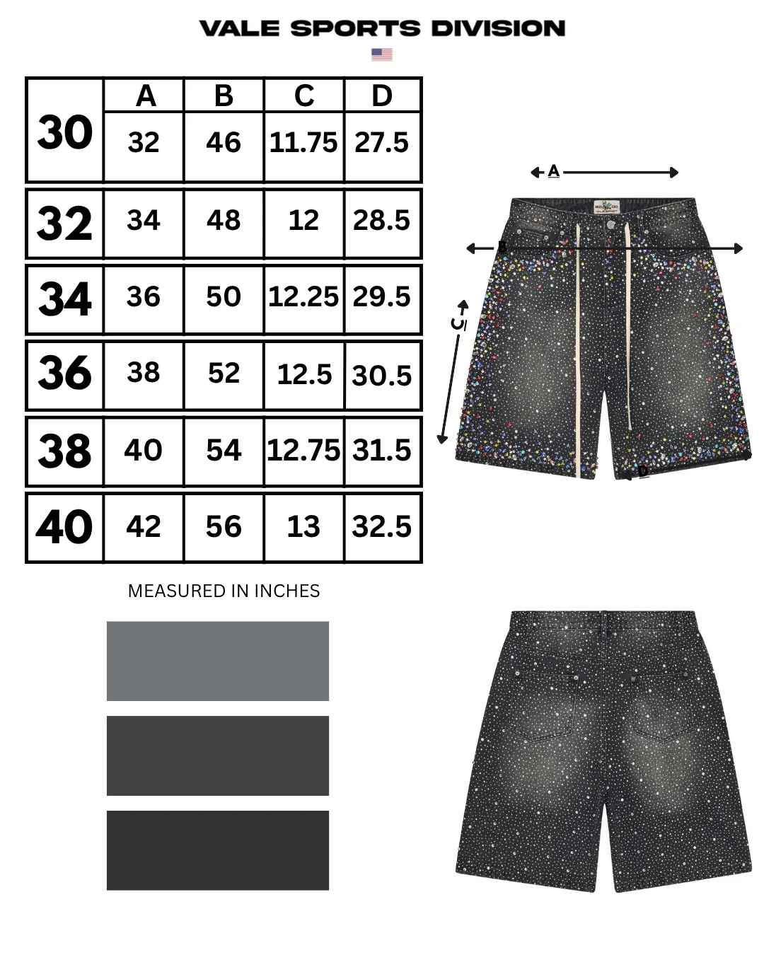 RAINSTORM V2 JORTS [BLACK] - Image 3