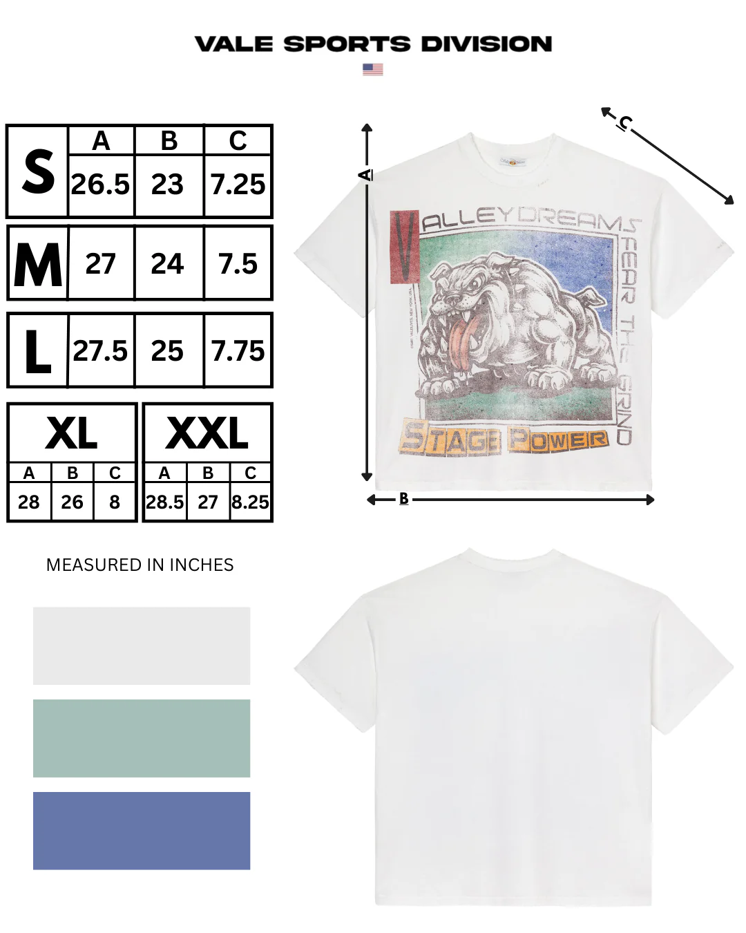 BIG STAGE TEE [WHITE] - Image 3