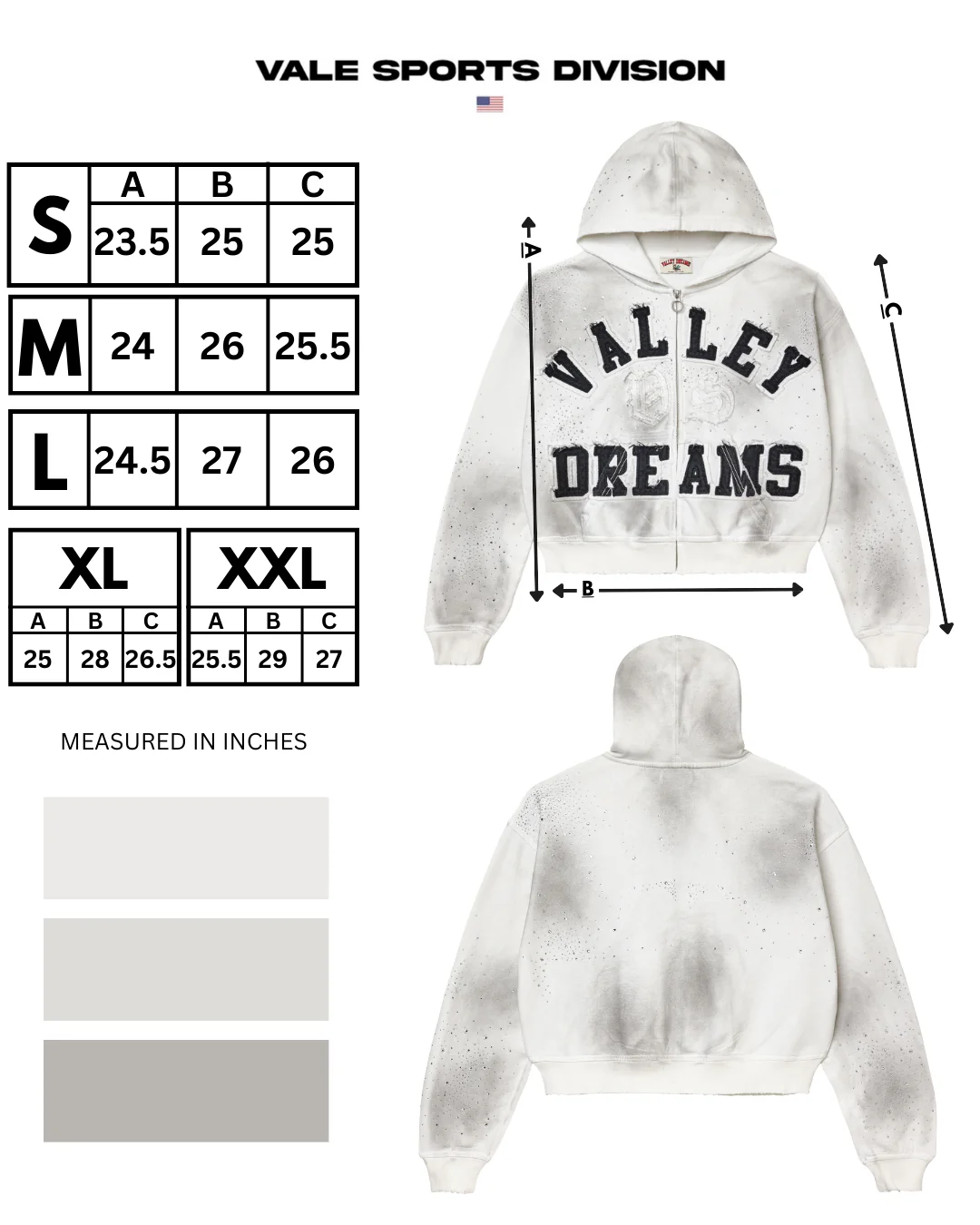CLASSICO ZIP UP HOODIE [WHITE] - Image 3