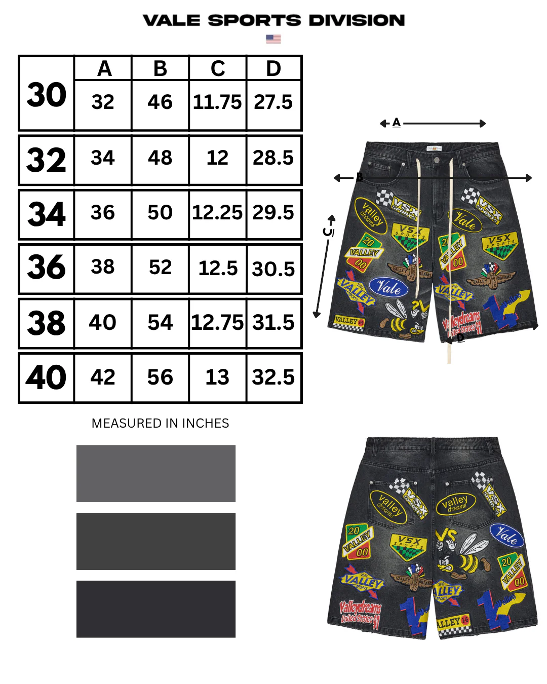 PASSPORT JORTS [BLACK] - Image 3