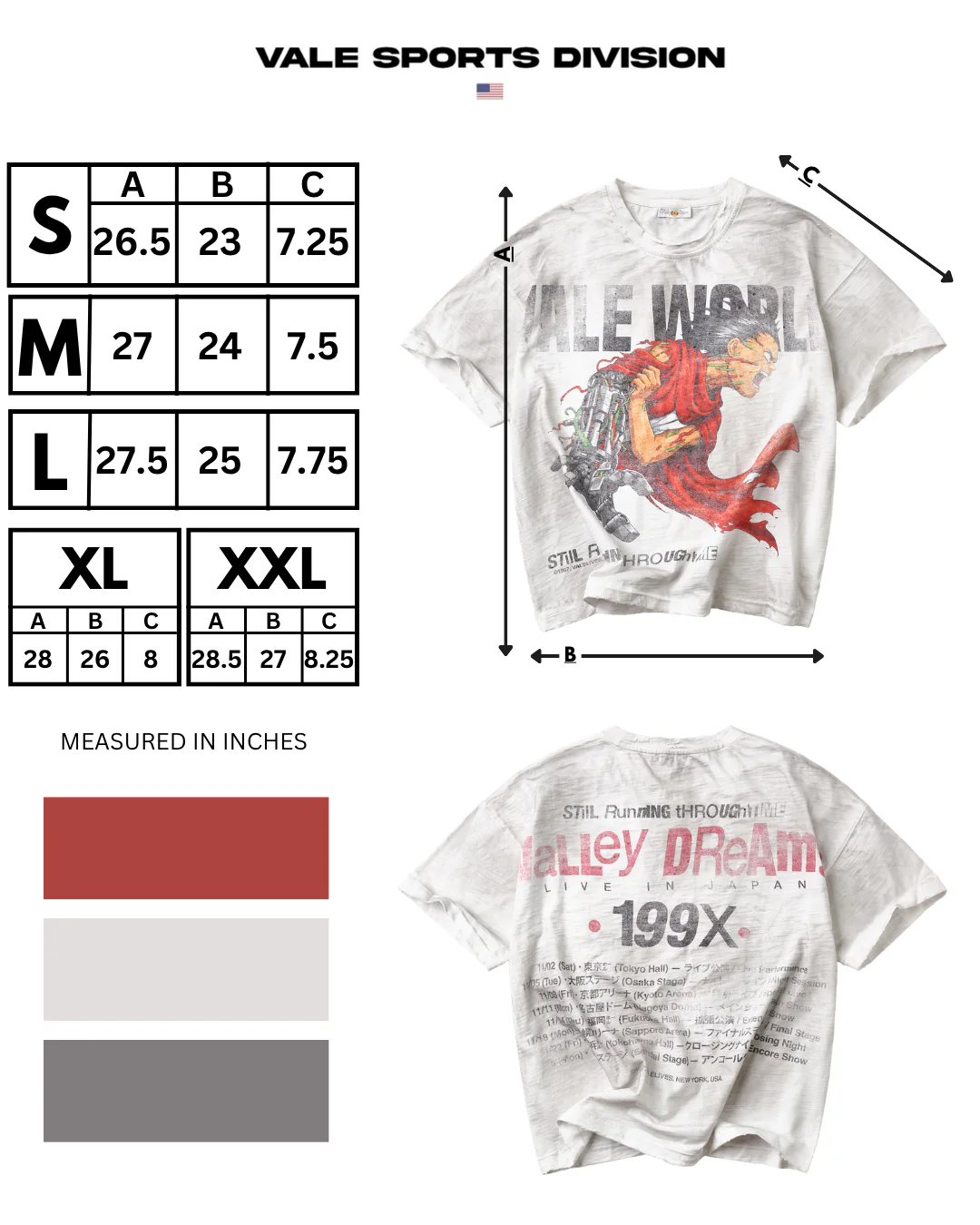 VALE WORLD TEE [WHITE] - Image 3