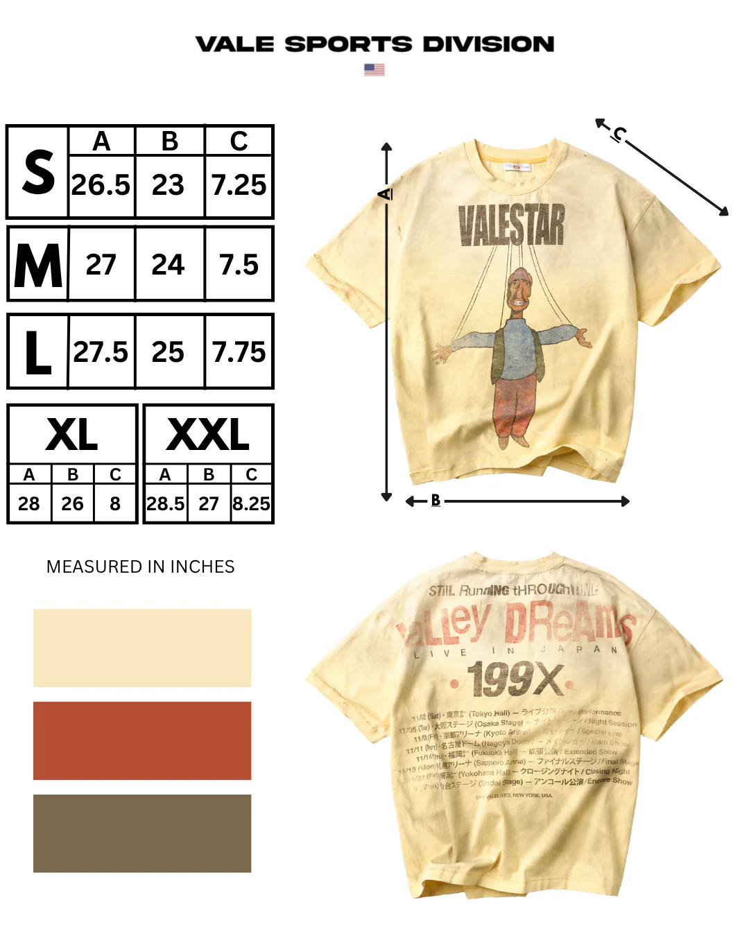 VALESTAR TEE [YELLOW] - Image 3
